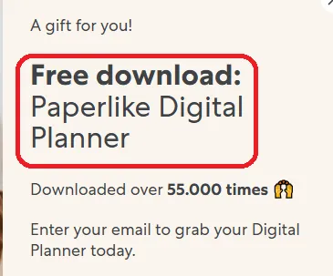 Paperlike free gift