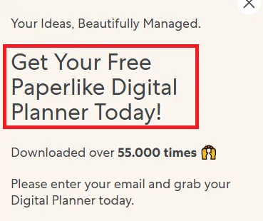 Paperlike offer